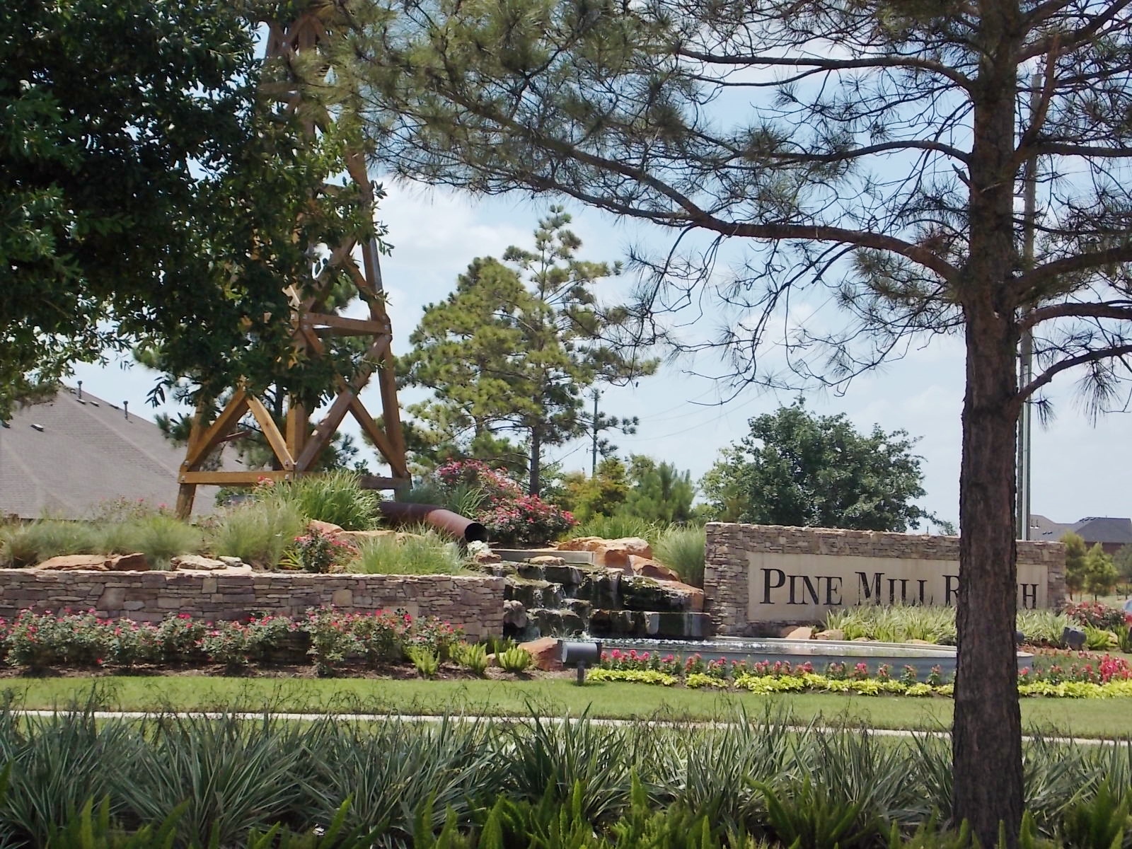 Pine Mill Ranch Homes for Sale Katy TX June 24, 2013 Front entrance of Pine Mill Ranch