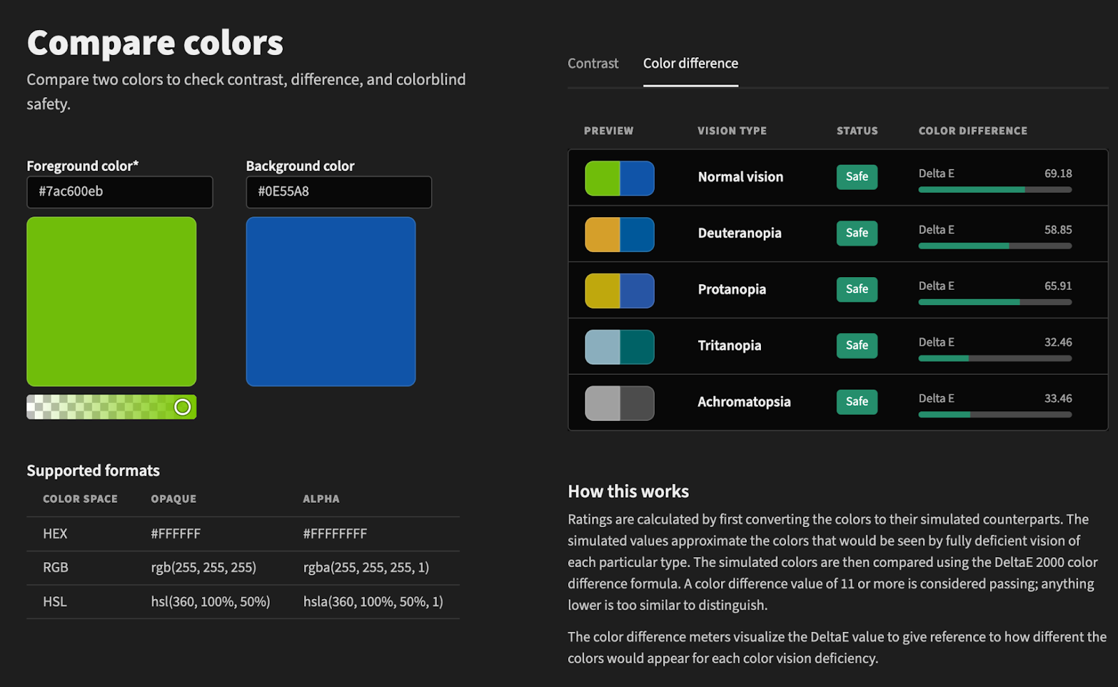 Creating colors for visualizations using Leonardo