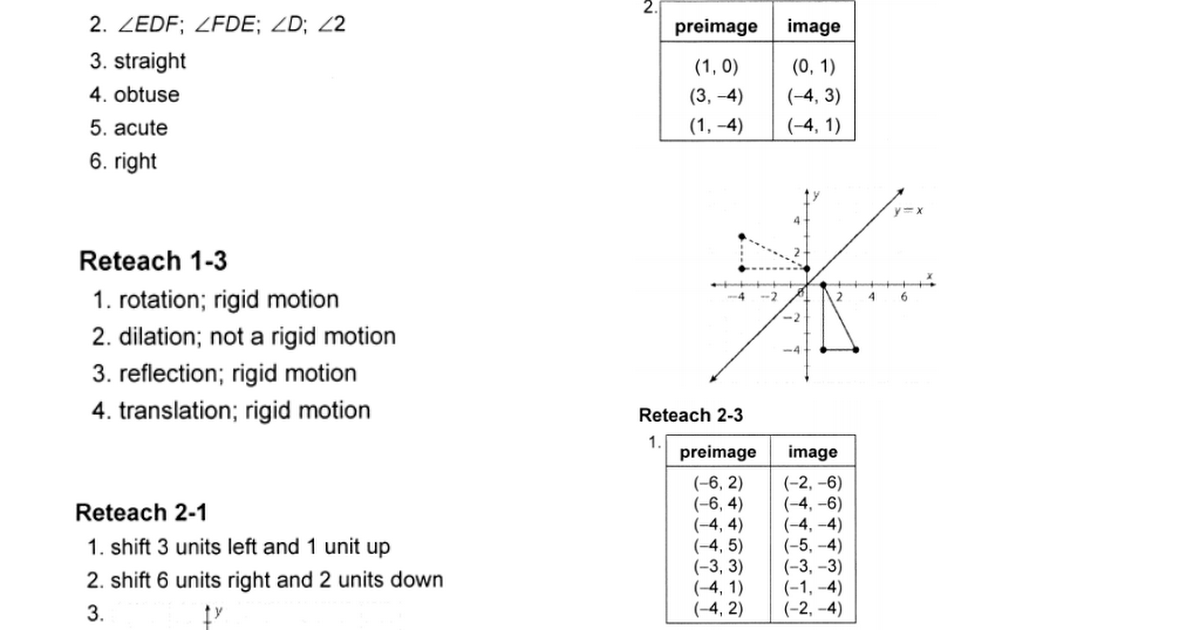 Geometry Semester 1 Final Exam Review Answer Key.pdf Google Drive