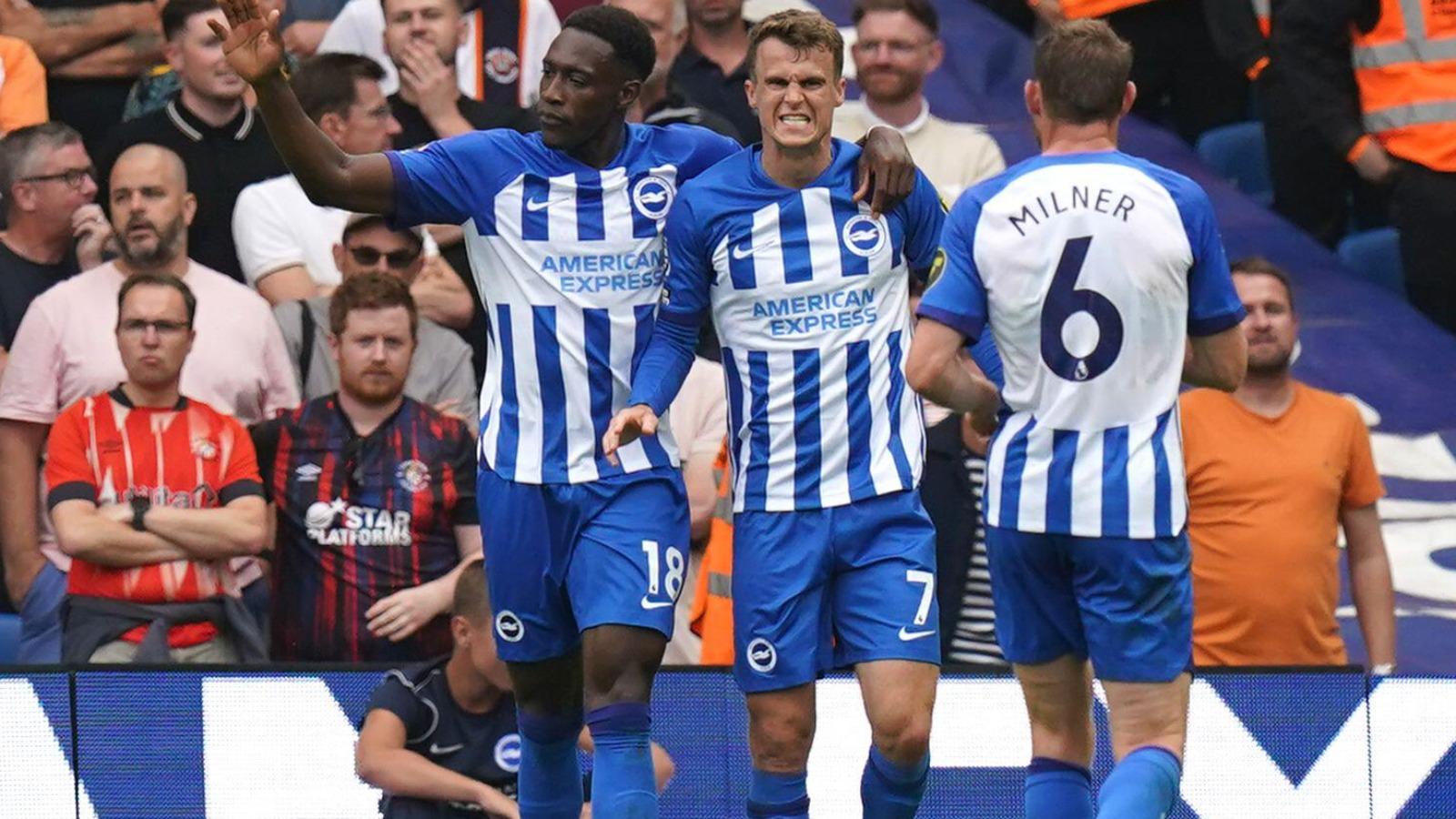 Brighton 4-1 Luton: Seagulls condemn Hatters to defeat on top-flight return