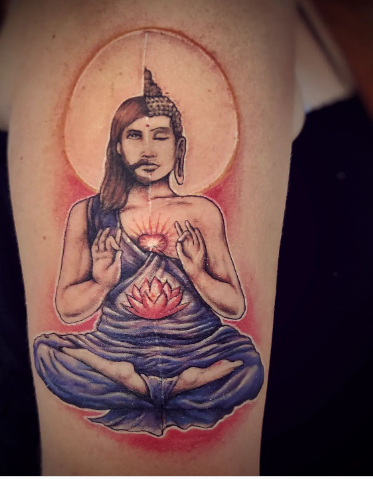 Jesus & Buddha Tattoo