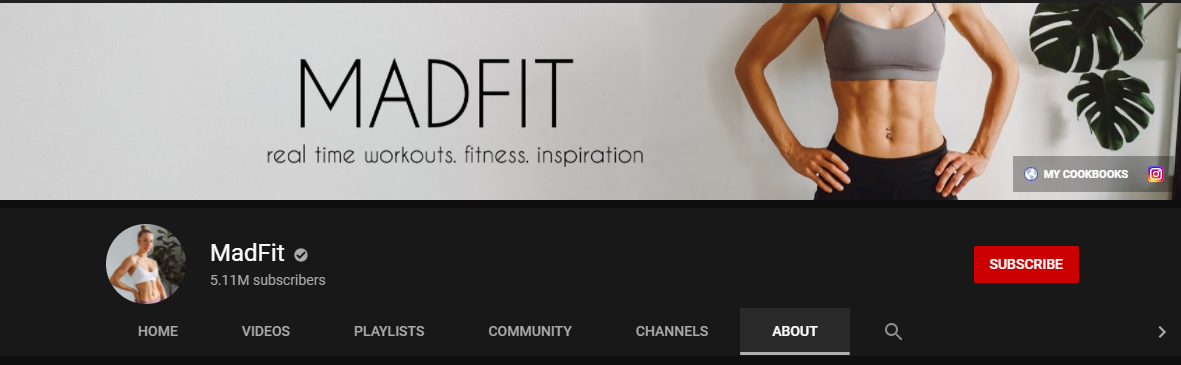 MadFit YouTube Channel