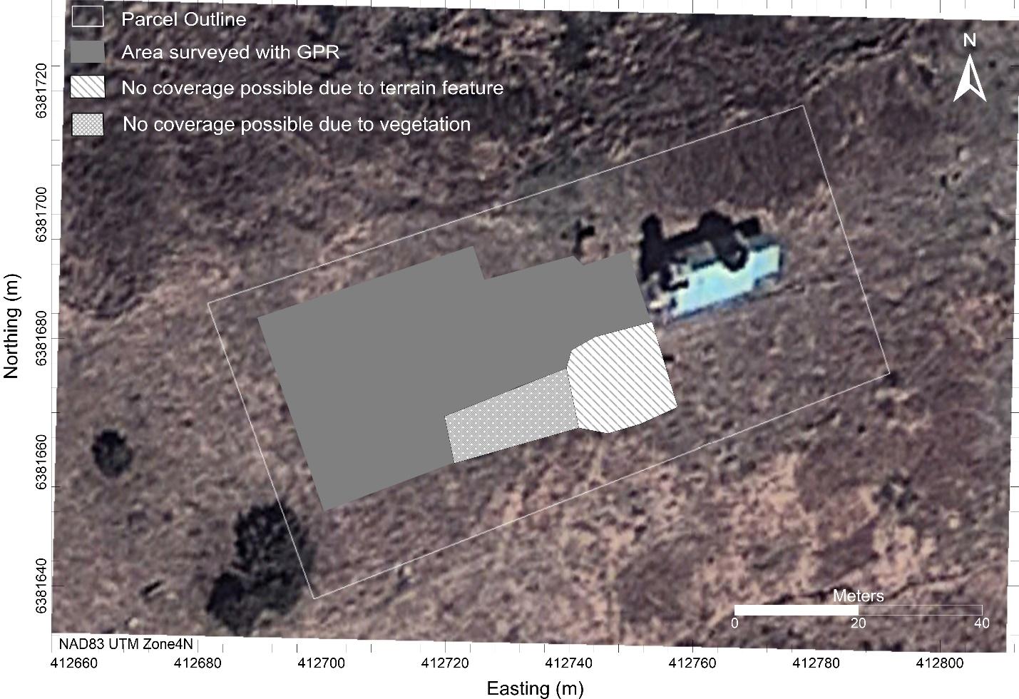 Ground-penetrating-radar investigations. Figure 4