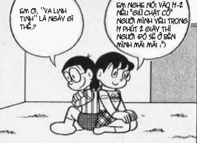 Ảnh chế ngày lễ tình yêu của nobita