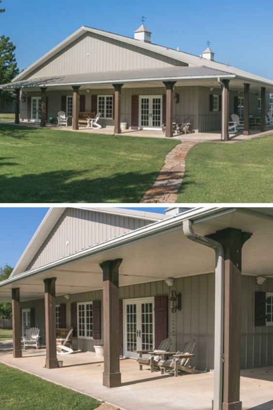 Metal building home