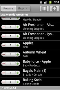 Download Grocery Gadget Shopping List apk
