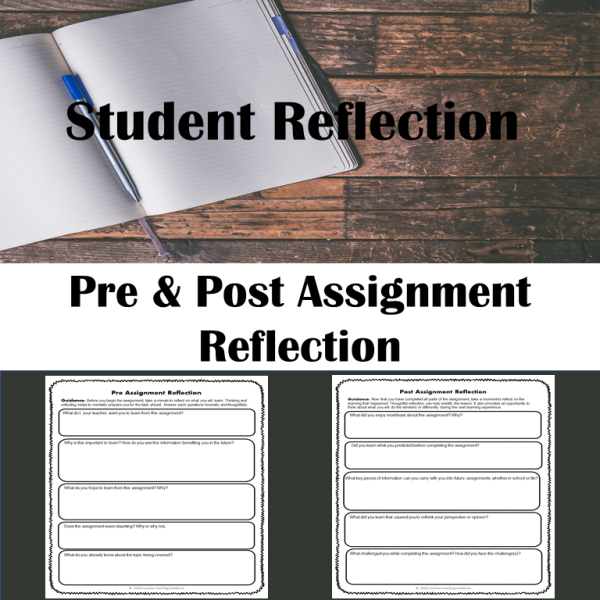 student reflection assignment