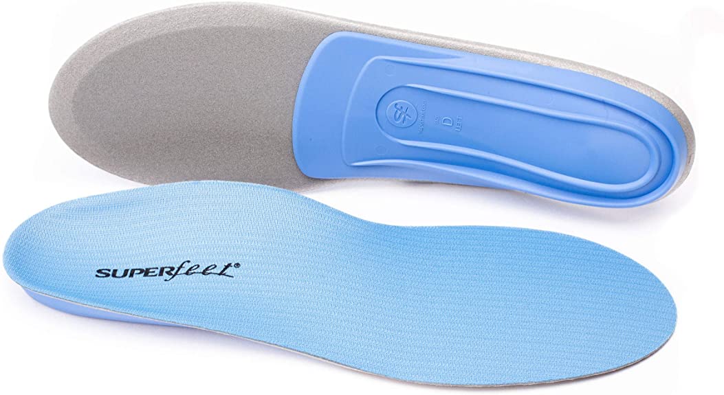 Superfeet BLUE Professional-Grade Orthotic Shoe Inserts for Medium Thickness and Arch Insole