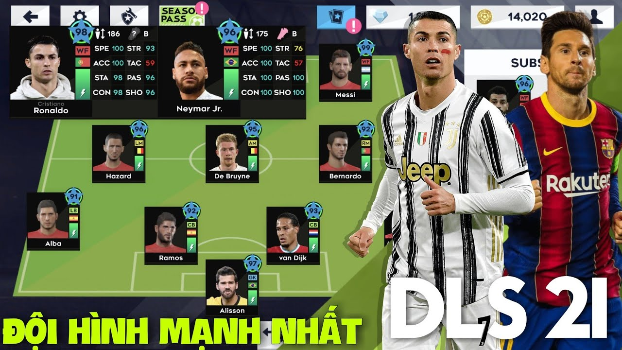 Chọn đội mạnh nhất Dream League Soccer 2021 