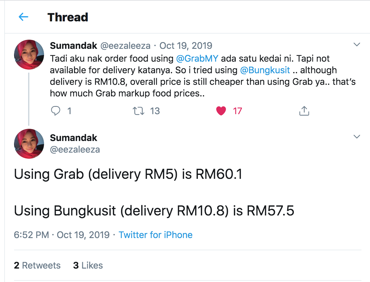 Comparison of Malaysia Top 3 Food Delivery Apps /Service – KCLau.com