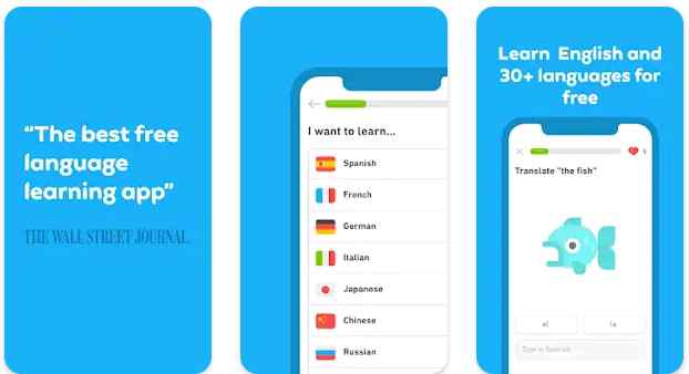 Duolingo - Online पढ़ने वाला Apps