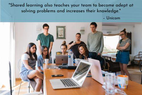 “Hold monthly luncheons where you give seasoned CSRs a chance to present to other members of the staff. That lets you take advantage of the expertise of seasoned CSRs that have been built up over the years. Shared learning also teaches your team to become adept at solving problems and increases their knowledge.” – 7 Proven & Super Easy Tips for Training Customer Service Staff, Unicom