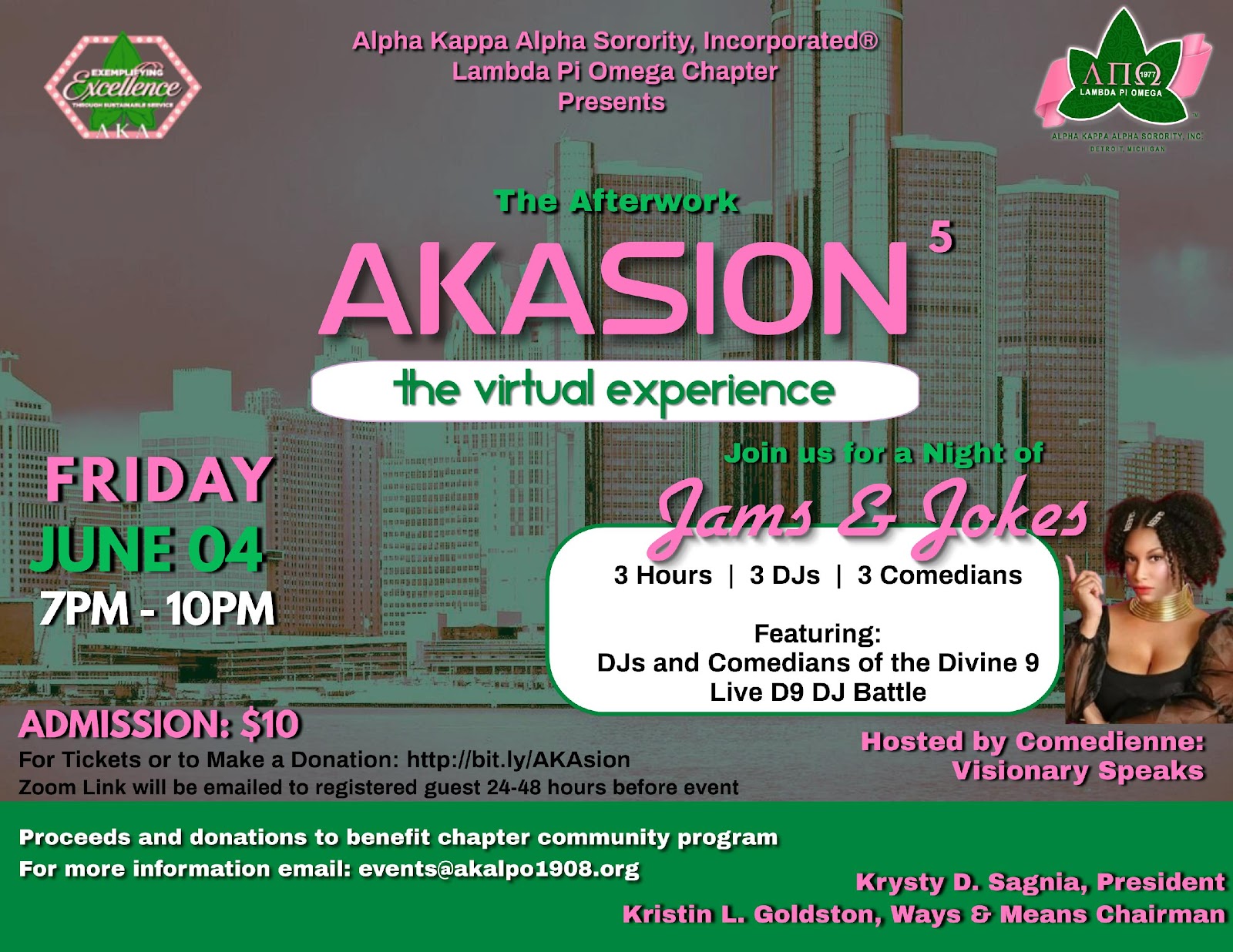 Alpha Kappa Alpha, Lambda Pi Omega Chapter - The Afterwork AKAsion: Virtual  Experience (Public)