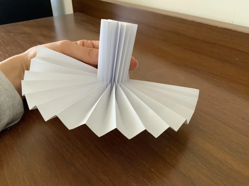 Paper Craft Using Folding Techniques