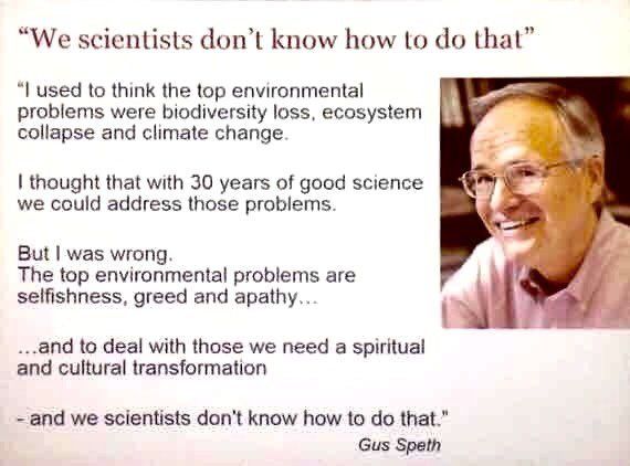 We scientists don't know how to do that. #Selfishness vs ...