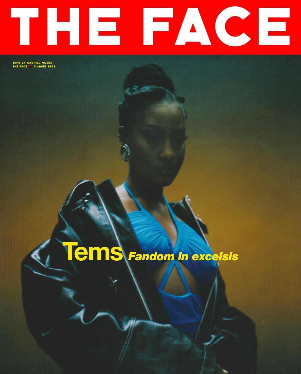 Tems For The Face Magazine