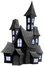 Image result for creepy house cartoon