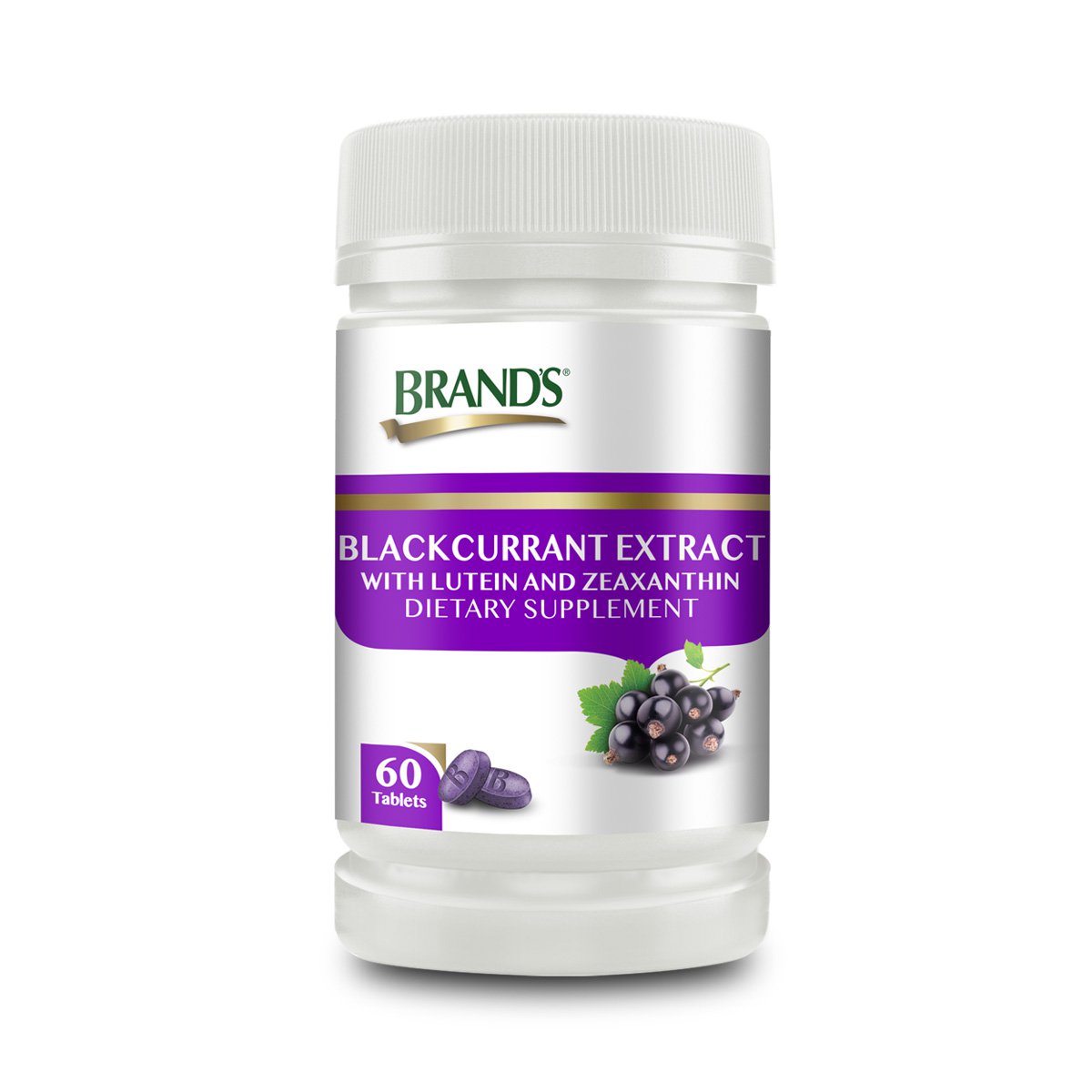 4. อาหารเสริมสำหรับผู้สูงอายุ BRAND’S Blackcurrant Extract With Lutein And Zeaxanthin