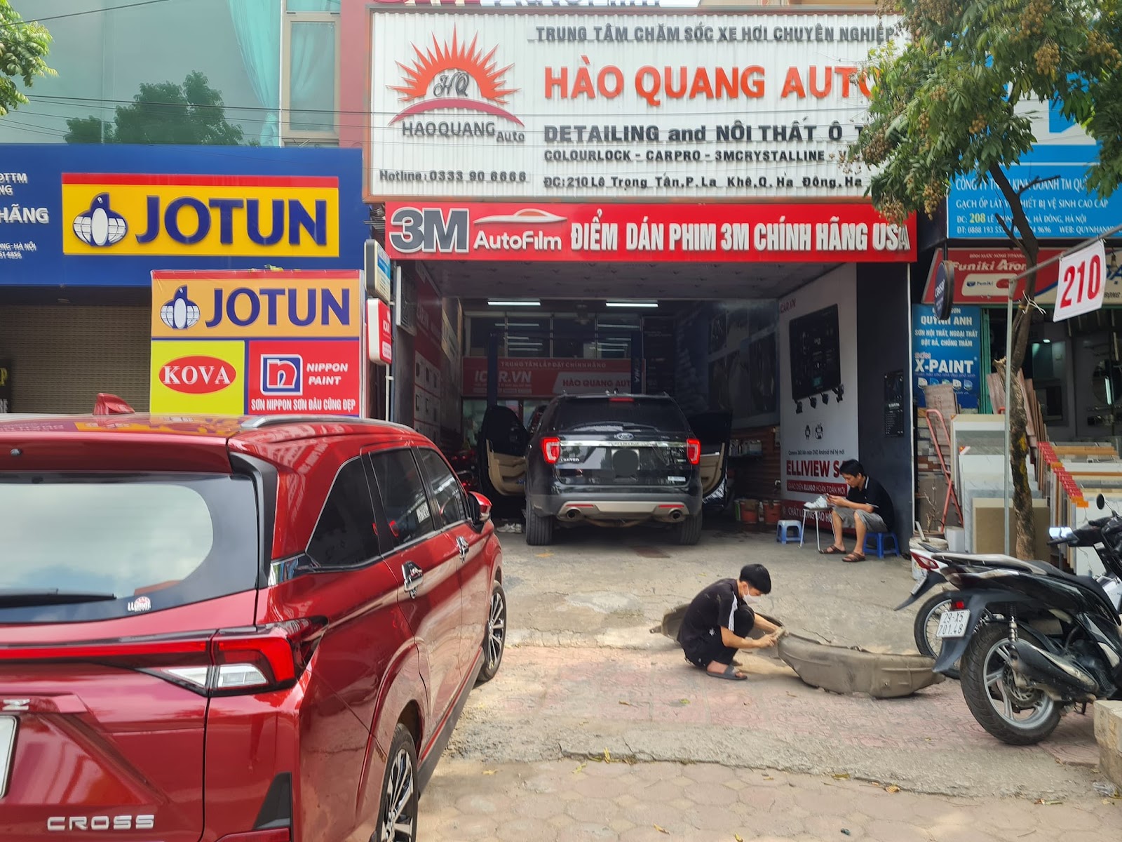 Hào Quang Auto - địa chỉ cách âm chống ồn cho xe Mazda CX8 tại Hà Nội