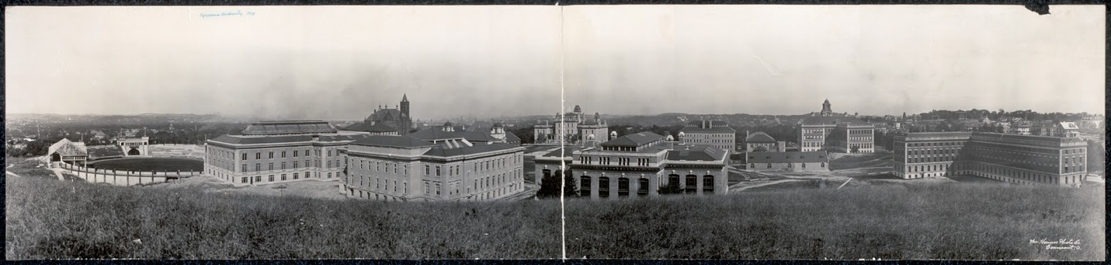 Campus layout in 1909