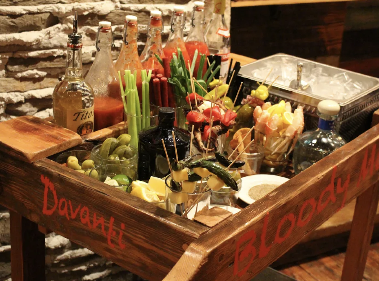 Bloody Marys at Davanti Enoteca: Chicago