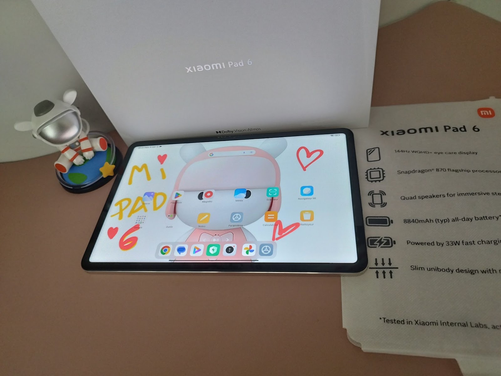 Prise en main de la Xiaomi Pad 6 : une tablette milieu de gamme prometteuse