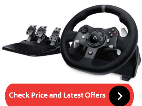 Xbox One Steering Wheel with Clutch and Shifter

