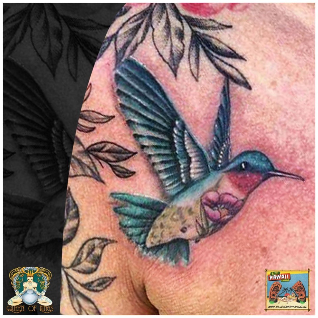 Blue Hummingbird Tattoo Ideas