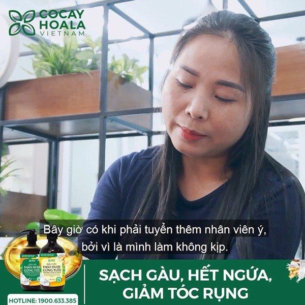 Dầu gội thảo dược gừng dừa cỏ cây hoa lá làm sạch gàu hiệu quả chỉ sau 7 ngày sử dụng