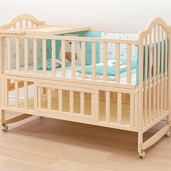 Imported Wooden Convertible Baby Bed/Baby Cradle/Swing Baby Cradle Bed with  Baby Bedding Sets - China Baby Cribs and Baby Crib