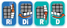 Bước 7: Hoàn thành giải khối Rubik 1