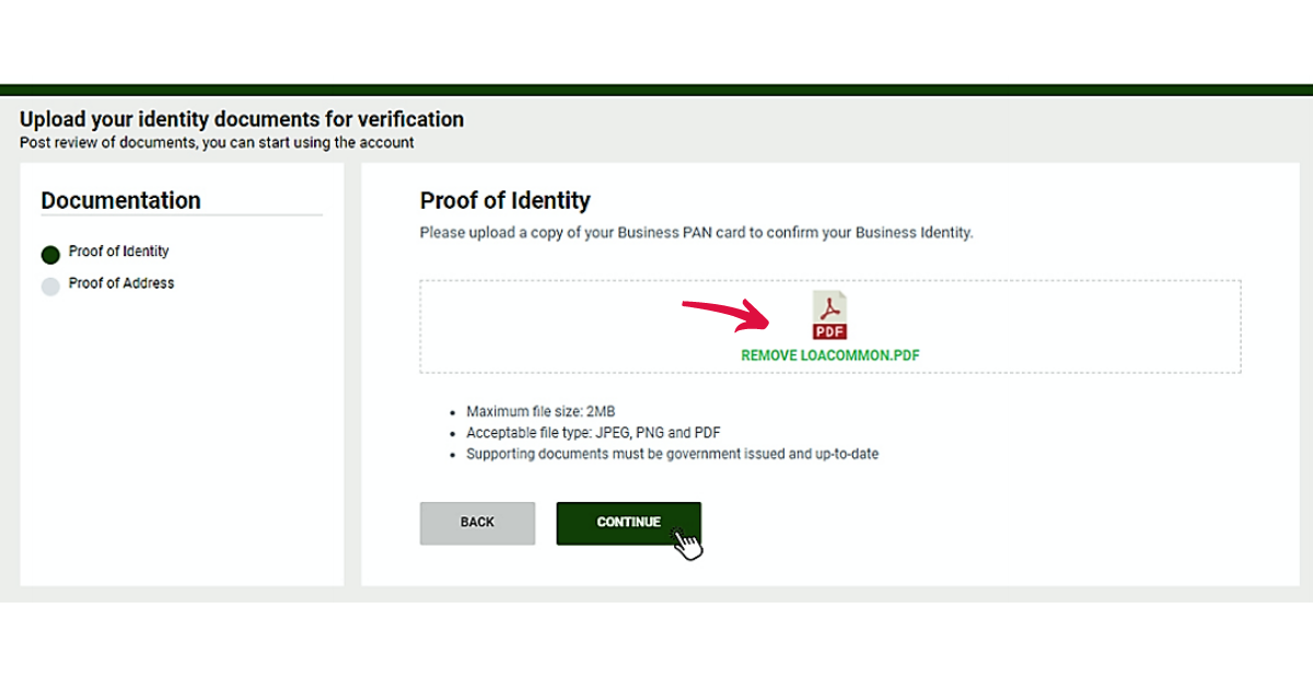 provide proof of identity | MTNL DLT Registration