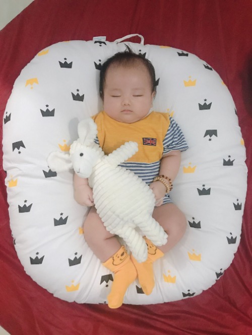 Chỉ nên cho bé ngủ thiu thiu trên gối