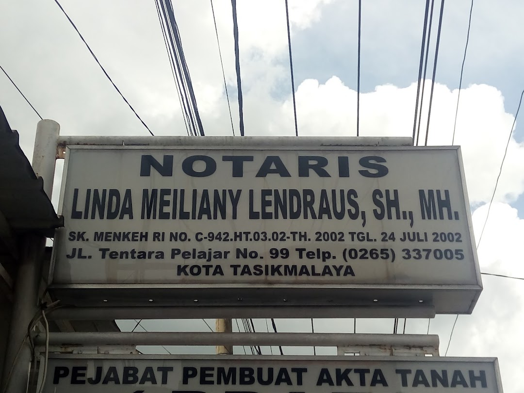 Notaris Linda Meiliany Lendraus, SH., MH.