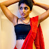 Eesha Rebba hot stills in red saree
