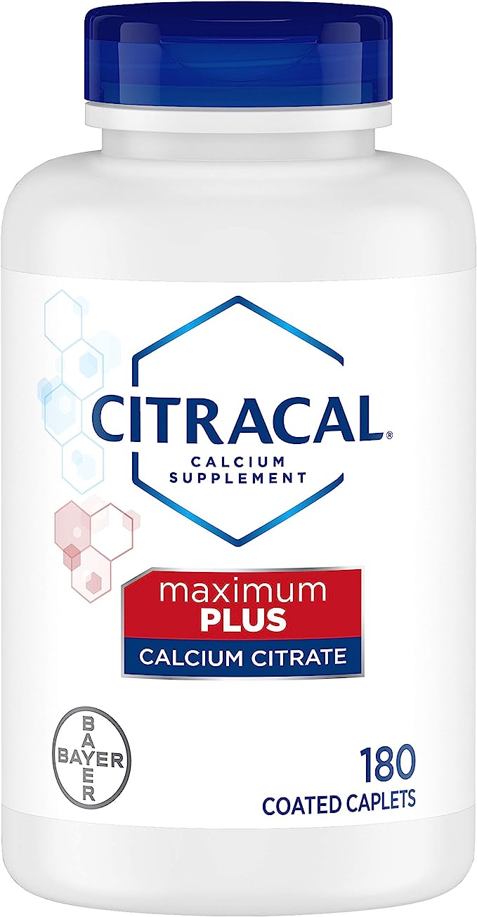 180 capsules of calcium supplement brands