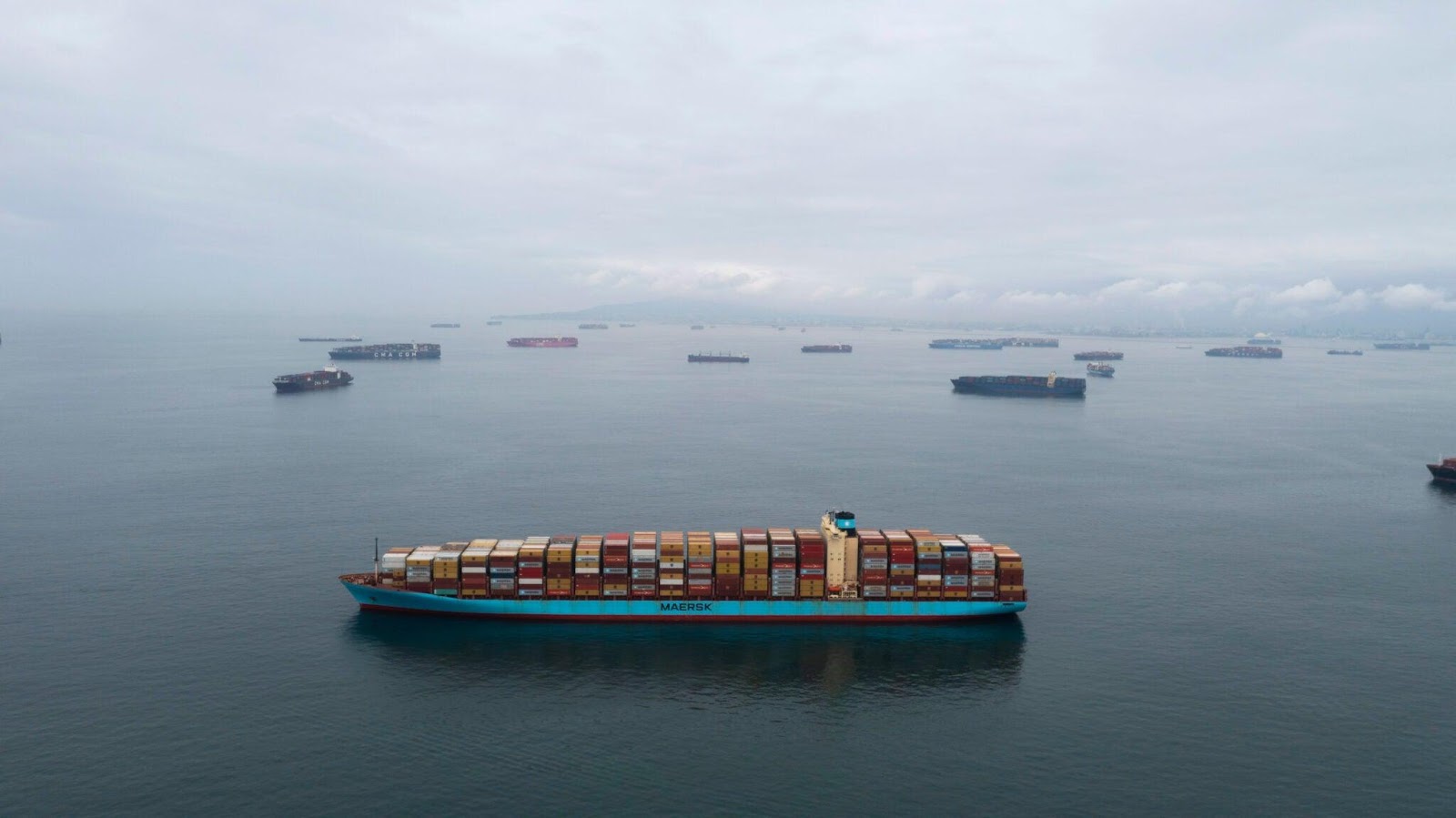 Ship waiting at California 