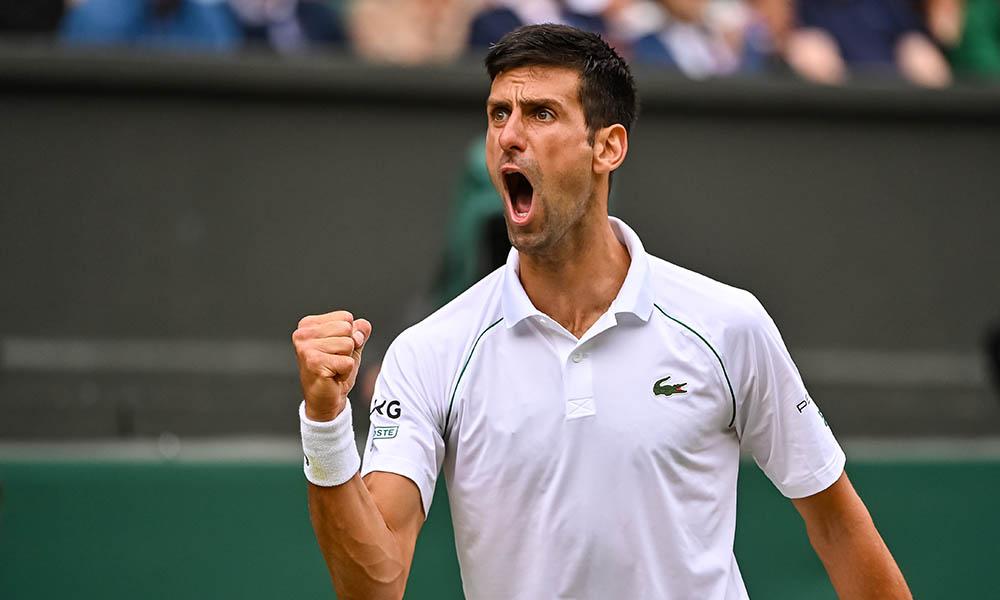 Novak Djokovic came from 2 sets down to win the game against Jannik Sinner