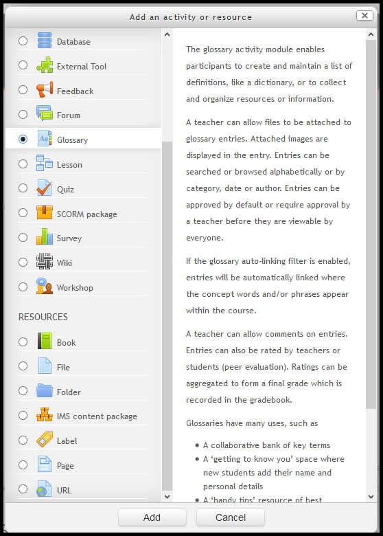 Adding a new glossary .jpg