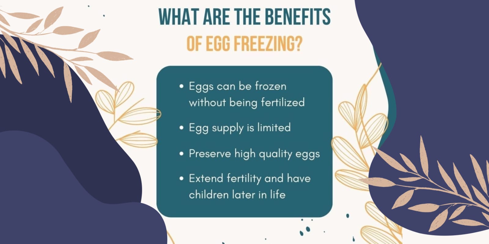 What are the benefits of egg freezing?