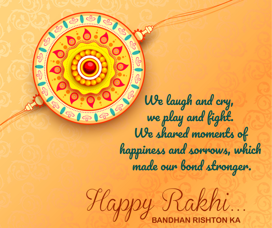 raksha bandhan quotes in english for sister