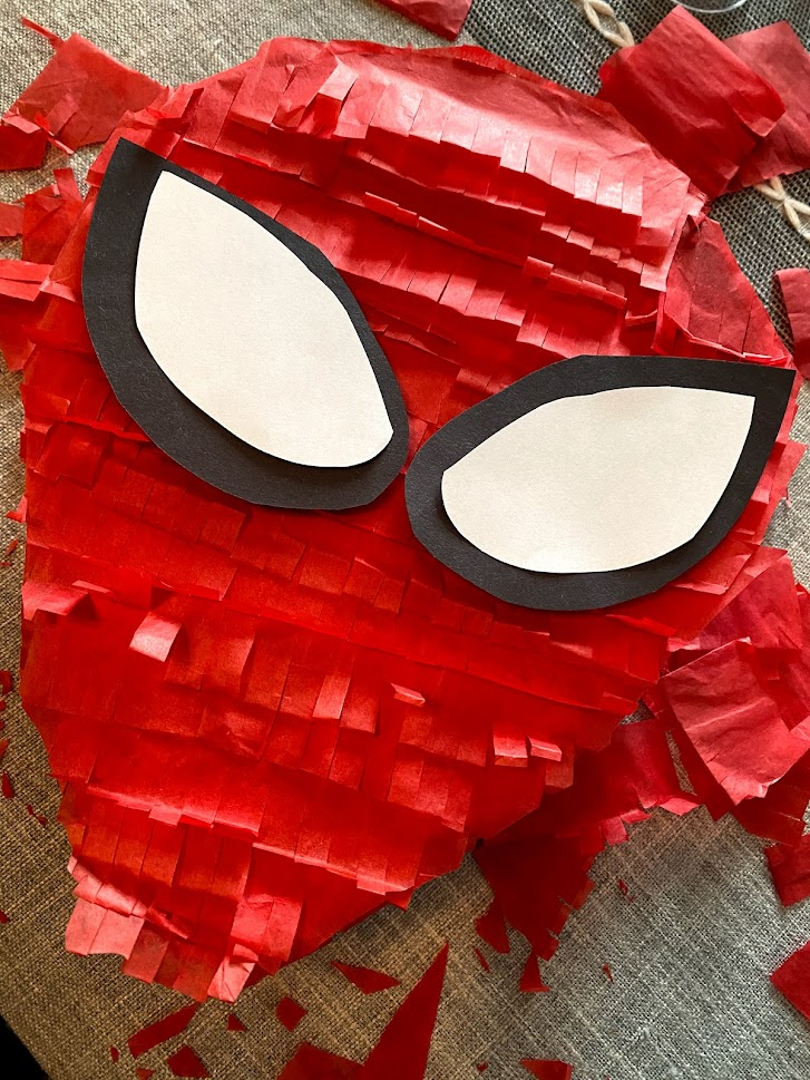 DIY Spiderman Piñata - The Random Renaissance Gal