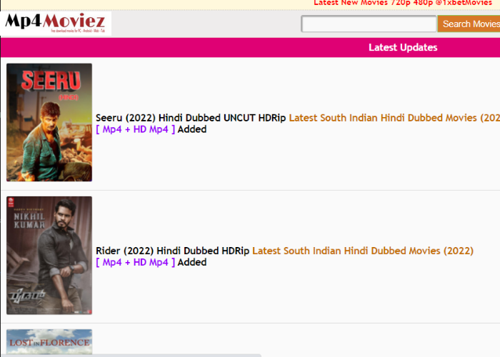 Mp4moviez2  Bollywood, Hindi Dudded Hollywood Movies Download