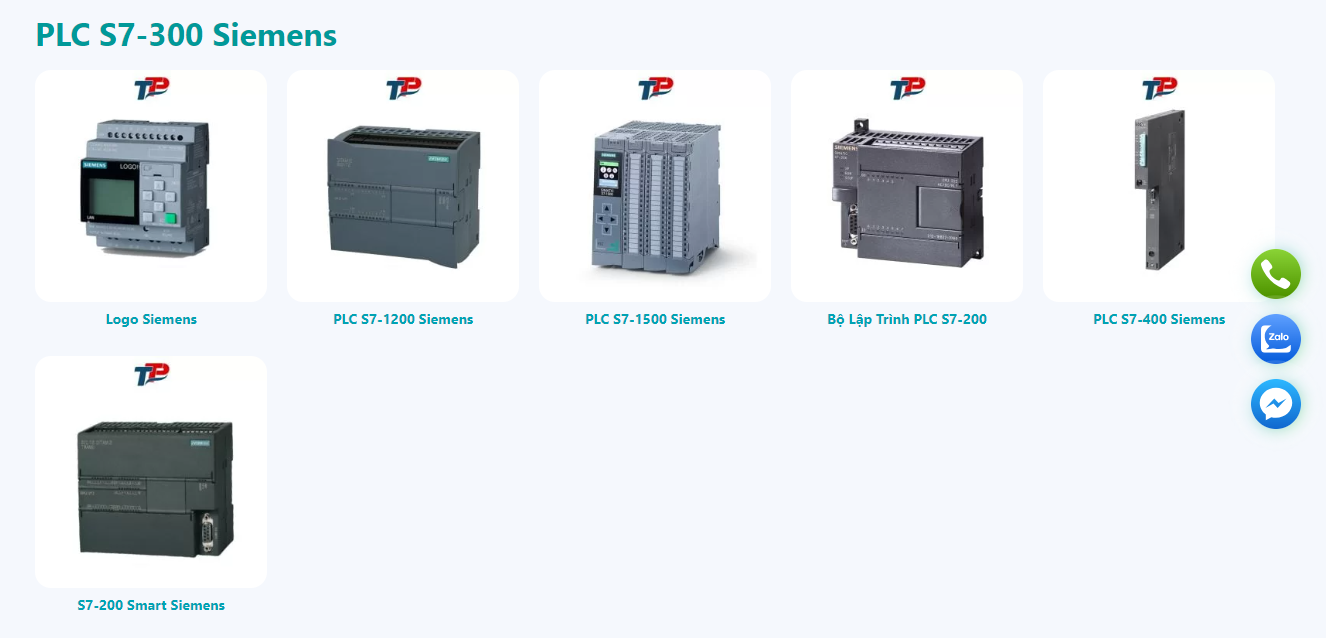Các sản phẩm PLC S7-300