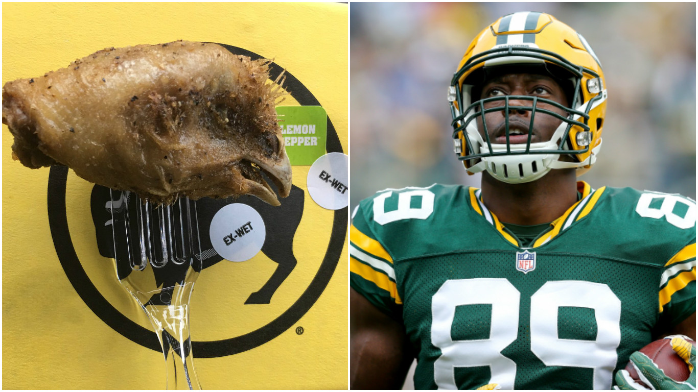 NFL star Jared Cook finds chicken head in his Buffalo Wild Wings meal |  Metro News