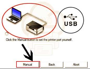 epson l455 installer connection method selected
