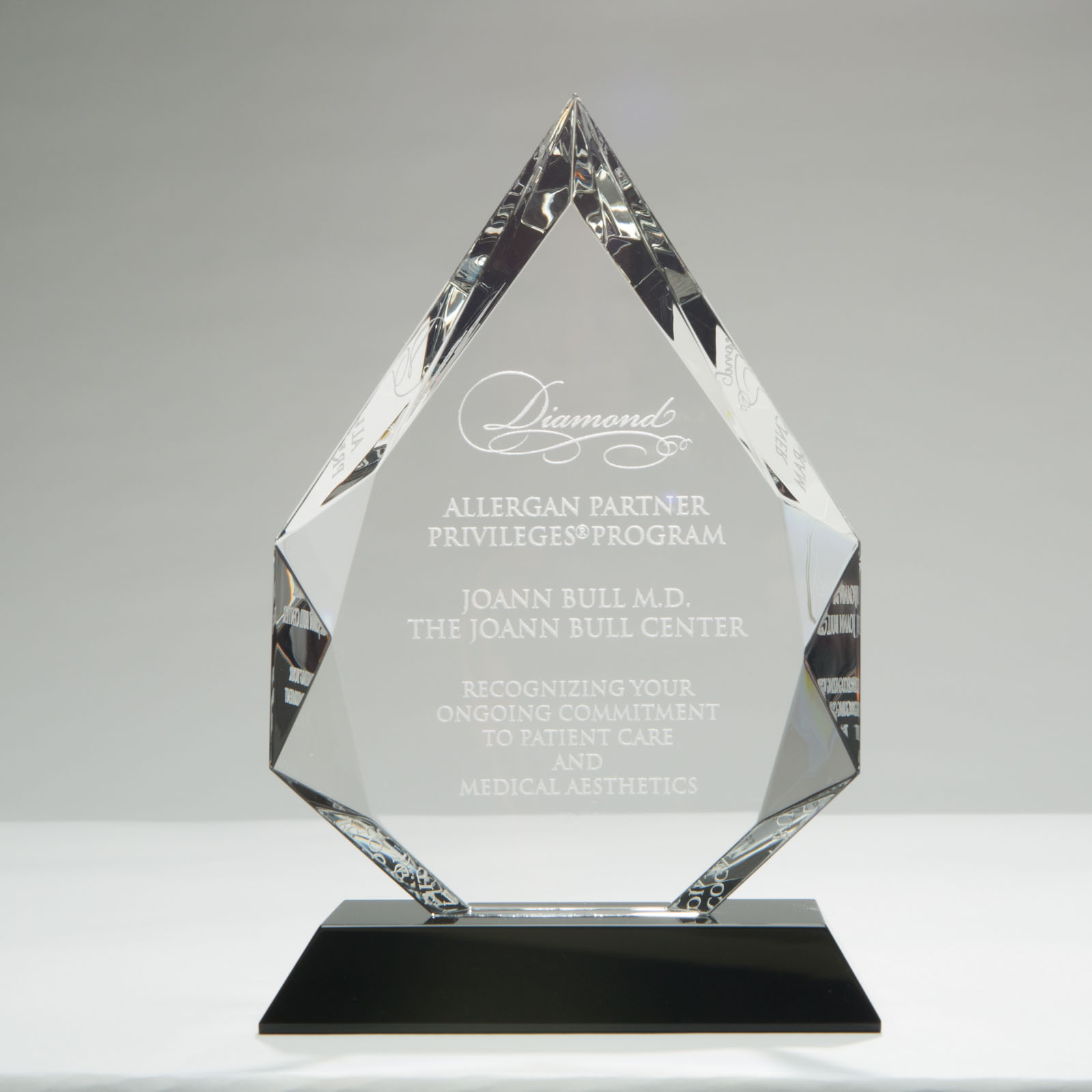 Custom Glass Award