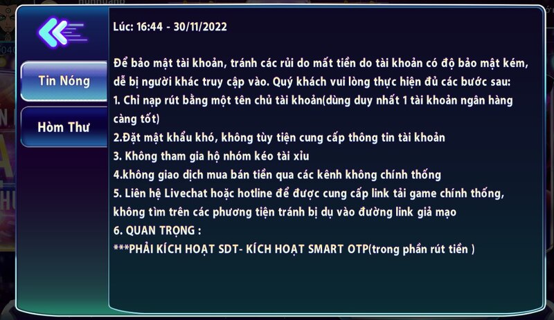 Bảo mật tuyệt đối tại 789 Club