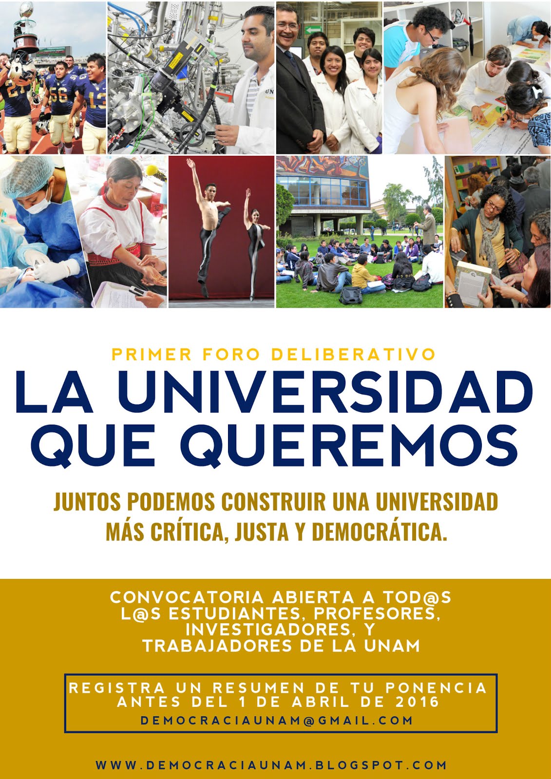 LA UNIVERSIDAD QUE QUEREMOS