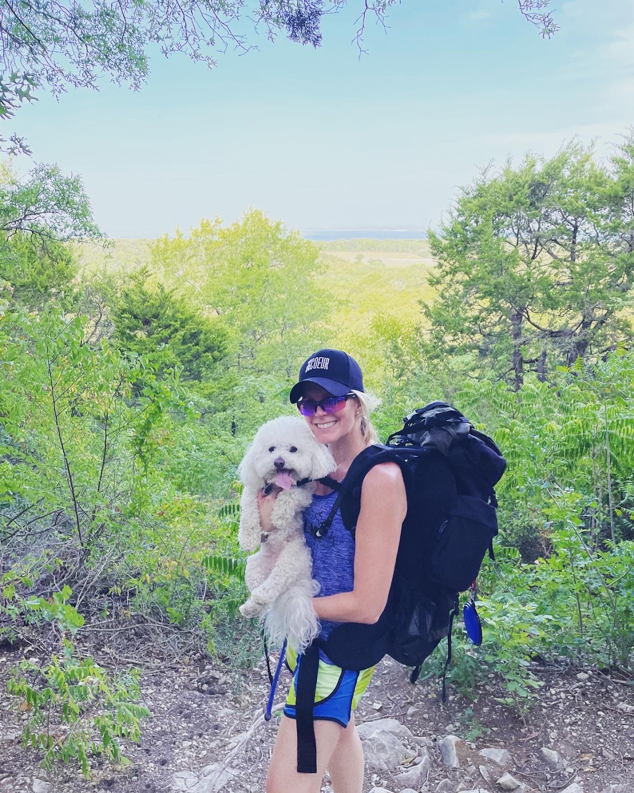 walking in nature - hiking with pets